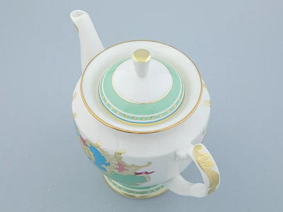 Сервиз чайный форма Айседора рисунок Аквамарин 6 персон 14 предметов арт. 81.30906.00.1