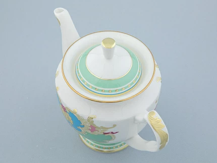 Сервиз чайный форма Айседора рисунок Аквамарин 6 персон 14 предметов арт. 81.30906.00.1