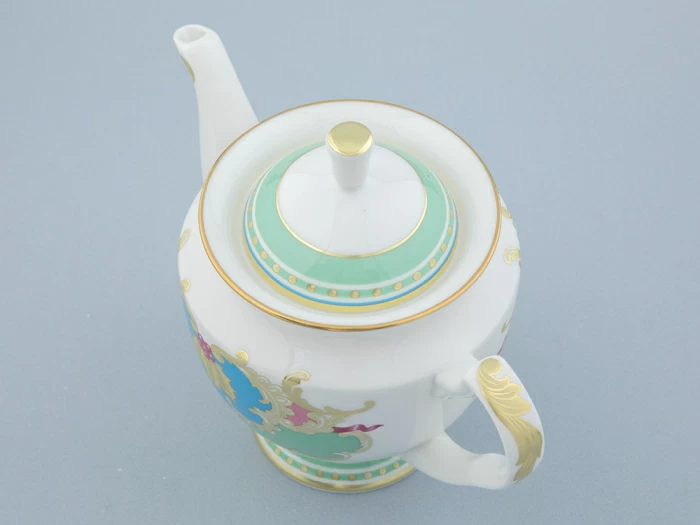 Сервиз чайный форма Айседора рисунок Аквамарин 6 персон 14 предметов арт. 81.30906.00.1,  Сервиз чайный форма Айседора рисунок Аквамарин 6 персон 14 предметов арт. 81.30906.00.1,