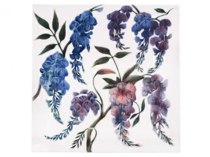 Пласт 350х350 форма Квадратный рисунок Глицинии (Синий дождь) арт. 80.89248.00.1, 