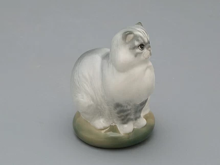 Скульптура Персидская кошка Дымчатая,  арт. 82.06136.00.1