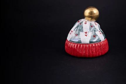 Шкатулка Детская шапочка, рисунок Ёлки, арт 60.16410.00.1