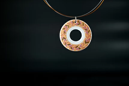 Подвеска Кольцо широкое, рисунок Диво, арт 60.15920.00.1