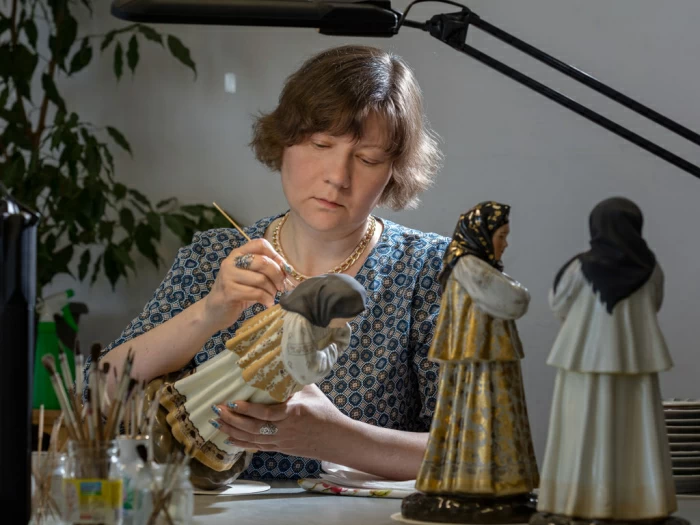 Скульптура Народности России Женщина Архангельской губернии арт. 82.63599.00.1, 