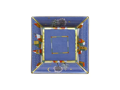 Подставка для мелочи малый размер форма Европейская рисунок Новогодняя ночь арт. 80.65262.00.1