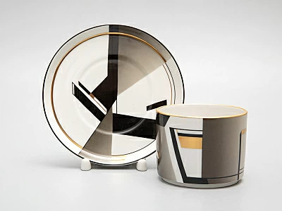 Сервиз чайный форма Баланс рисунок Проект, 6 персон 14 предметов арт. 81.28760.00.1