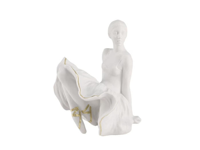 Скульптура форма В пуантах, бисквит, рисунок Антракт, арт. 82.98970.00.1, 