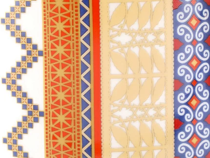 Сервиз чайный форма Банкетная рисунок Русский стиль, 6 персон 14 предметов, арт. 81.28339.00.1