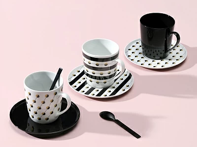 Чашка с блюдцем чайная форма Колокол рисунок Балтийский берег 2, арт. 81.31863.00.1