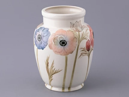 Ваза форма Китайская малого размера, рисунок Анемоны, арт. 80.48119.00.1