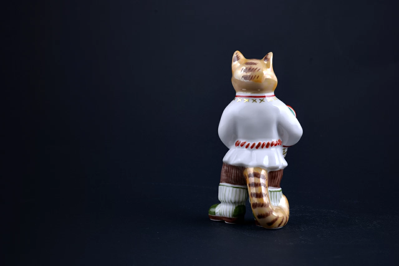 Скульптура Кот с петушком, арт 62.21242.00.1, 