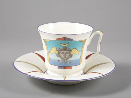 Чашка с блюдцем чайная, форма Юлия рисунок Петербургские картинки. Петербургское настроение, арт. 81.29023.00.1, 