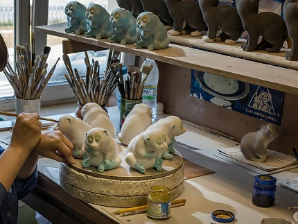 Скульптура Лори Серый, арт 82.91430.00.1