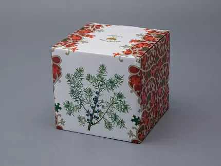 Бокал 400 мл в подарочной упаковке, форма Соло, рисунок Можжевельник ароматный, арт. 81.33954.00.1