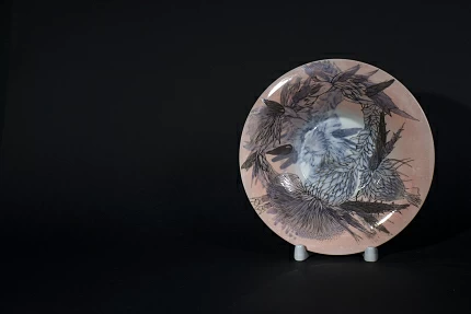 Чашка с блюдцем Татьянин день на форме Юлия, рисунок 1