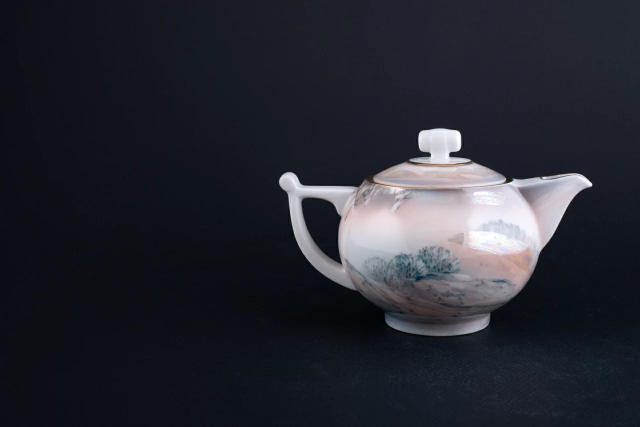 Заварочный Чайник Зима в деревне 2 на форме Кострома арт 40.03497.00.1, 