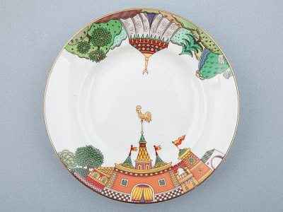 Трехпредметный комплект 165 мл форма Майская рисунок Опера Золотой петушок, арт. 81.32232.00.1