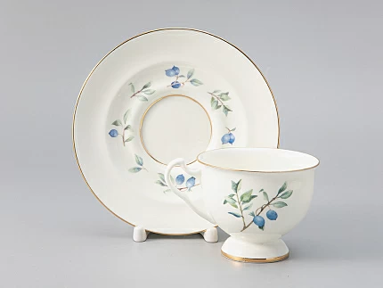 Сервиз чайный форма Айседора рисунок Цветы и ягоды, 6 персон 14 предметов, арт. 81.27538.00.1