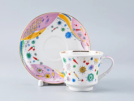 Трехпредметный комплект форма Банкетная рисунок Конфетти-2 арт. 81.25128.00.1