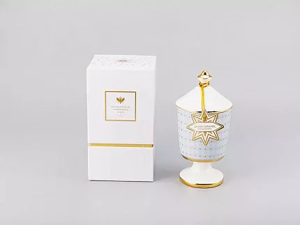 Подарочный Набор Свеча ароматическая рисунок Азур 2 аромат Пряная карамель, арт. 81.30998.00.1