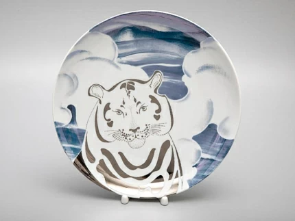 Тарелка декоративная.275 форма Эллипс рисунок Тигр. Хороший день, арт. 80.39710.00.1 Тарелка декоративная.275 форма Эллипс рисунок Тигр. Хороший день, арт. 80.39710.00.1