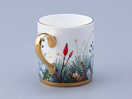 Чашка с блюдцем кофейная 115 мл, форма Идиллия, рисунок Календа, арт 81.34480.00.1