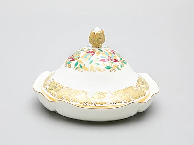 Сервиз чайный Наташа Розовые цветы, 6 персон 30 предметов арт. 81.15176.00.1