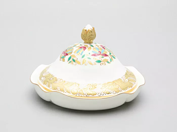 Сервиз чайный Наташа Розовые цветы, 6 персон 30 предметов арт. 81.15176.00.1, 