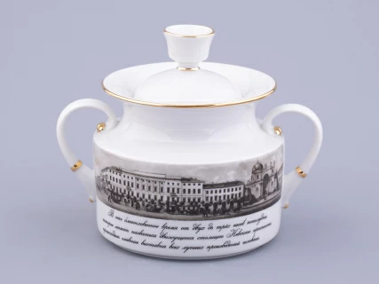 Сервиз чайный на 6 персон 15 предметов, форма Банкетная рисунок Великолепный Невский, арт. 81.32683.00.1, 