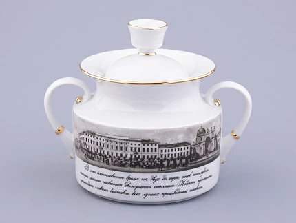 Сервиз чайный на 6 персон 15 предметов, форма Банкетная рисунок Великолепный Невский, арт. 81.32683.00.1