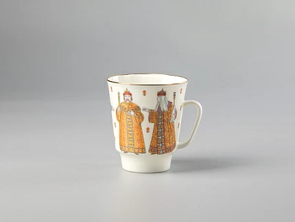 Трехпредметный комплект 165 мл форма Майская рисунок Царь Федор Иоаннович арт. 81.31364.00.1