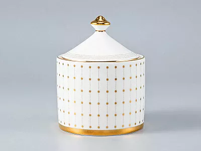 Сахарница форма Идиллия рисунок Азур Золото , арт. 80.96951.00.1