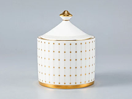 Сахарница форма Идиллия рисунок Азур Золото , арт. 80.96951.00.1