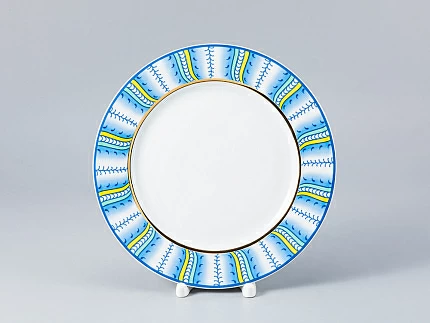 Тарелка форма Европейская 215 мм рисунок Высоцкая. Azzurro, арт. 80.37139.00.1 Тарелка форма Европейская 215 мм рисунок Высоцкая. Azzurro, арт. 80.37139.00.1