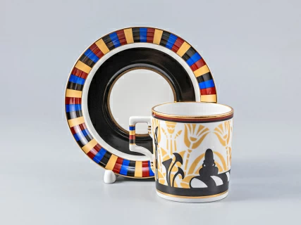 Сервиз чайный форма Гербовая рисунок Анна Нетребко, 6 персон 15 предметов, арт. 81.24966.00.1, 