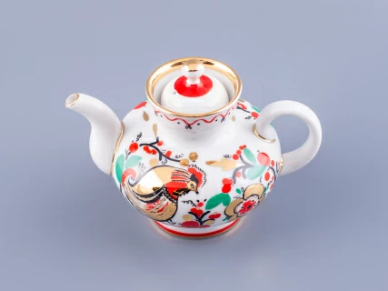 Чайник заварочный форма Малыш, рисунок Петушки арт. 80.00783.00.1, 