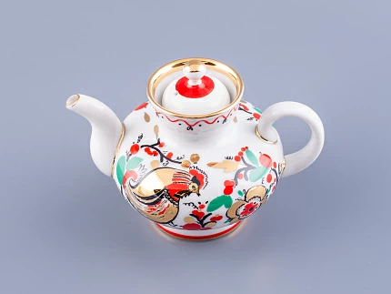 Чайник заварочный форма Малыш, рисунок Петушки арт. 80.00783.00.1 Чайник заварочный форма Малыш, рисунок Петушки арт. 80.00783.00.1