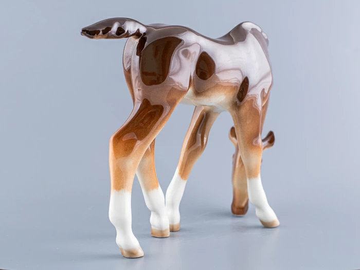 Скульптура Жеребенок пасущийся гнедой арт. 82.01961.00.1, 