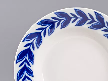 Тарелка 220 мм форма Глубокая, рисунок Флер арт. 80.99828.00.1