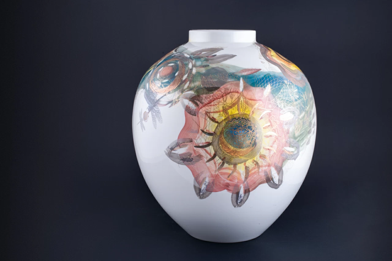 Ваза Узор на форме Круглая, арт. 60.15407.00.1, 