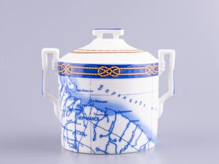 Сахарница Гербовая Кают-компания, арт 80.83446.00.1,  Сахарница Гербовая Кают-компания, арт 80.83446.00.1,