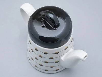 Чайник форма Колокол рисунок Балтийский берег 1, арт. 80.45185.00.1