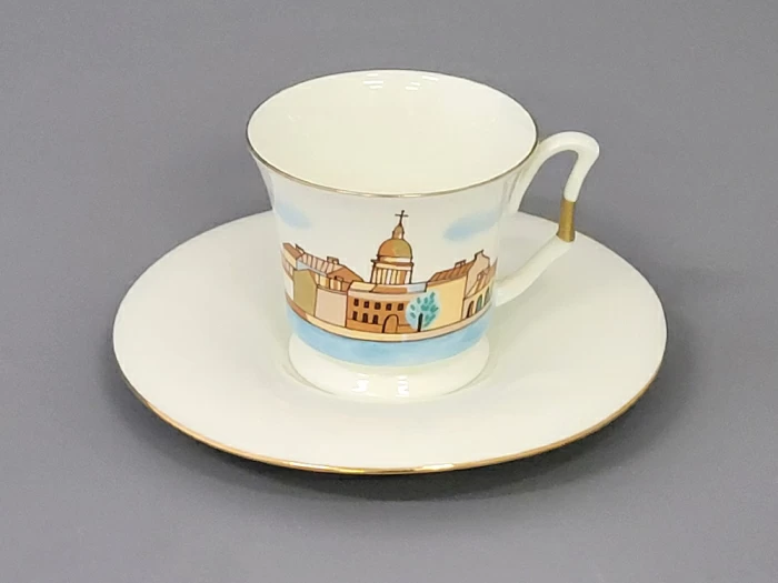 Чашка с блюдцем кофейная 145 мл форма Юлия рисунок Петербург арт. 81.18670.00.1, 