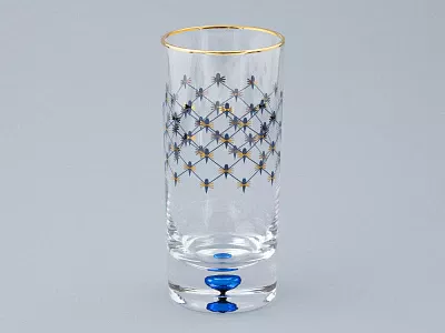Набор из 4-х высоких стаканов Кобальтовая сетка 300 мл арт. 14.11004.07
