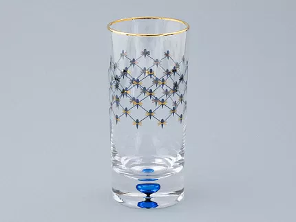 Набор из 4-х высоких стаканов Кобальтовая сетка 300 мл арт. 14.11004.07