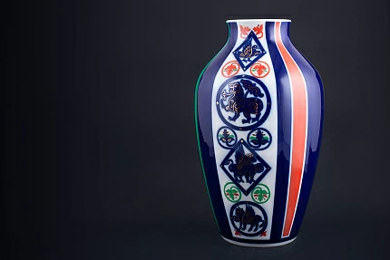 Ваза Русский Стиль на форме Ламповая, арт 60.10500.00.1