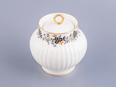 Сахарница форма Волна рисунок Тонкие веточки, арт. 80.09269.00.1