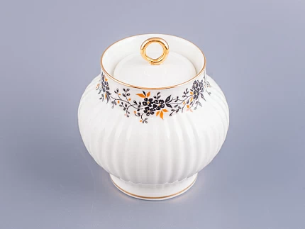 Сахарница форма Волна рисунок Тонкие веточки, арт. 80.09269.00.1 Сахарница форма Волна рисунок Тонкие веточки, арт. 80.09269.00.1