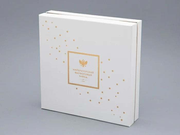 Этажерка 2-х ярусная, в подарочной упаковке, форма Стандартная - 2, рисунок Календа, арт. 81.33223.00.1, 