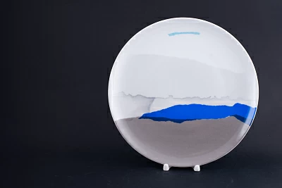 Тарелка 275 мм Февраль, на форме Эллипс, арт 60.15566.00.1 Тарелка 275 мм Февраль, на форме Эллипс, арт 60.15566.00.1